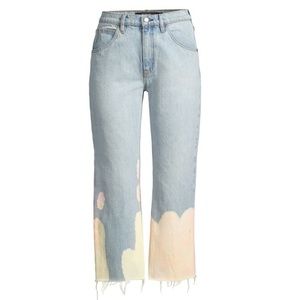 NWT_HUDSON Sloane Mid-Rise Bleached Crop Jean